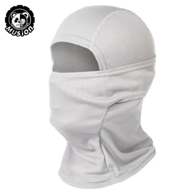 Musion Motorcycle Balaclava Sun Protection Full Face Mask Breathable Mesh Airsoft Mask Balaclava Bicycle Cycling Head Cover Unde
