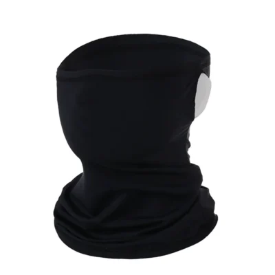 Summer Ice Silk Face Mask Outdoor Cycling Face Cover UV Protection Breathable Neck Warmer Scarf Ear Motorcycle Bandana Facemask