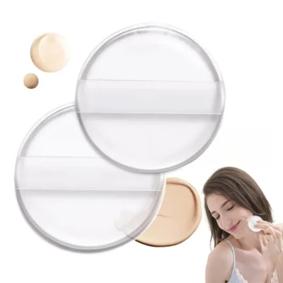 Transparent Silicone Makeup Sponge Non Absorbent Reusable for Foundation Concealer Blush Cream Easy Clean Makeup Beauty Tool