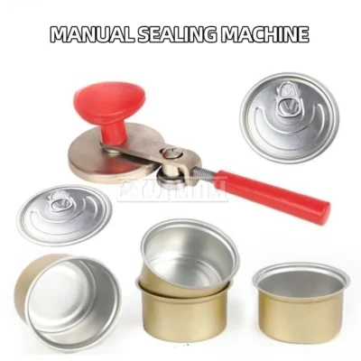 Manual Can Sealer Portable Bottle Sealing Machine Aluminum Cans Sealing Machine Plastic PET Cans Food-grade Aluminum Can