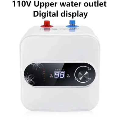 220V 110V 1500W 8L Water Storage Instant Electric Water Heater Rapid Heat Insulation Digital Display Thermostat Knob Control