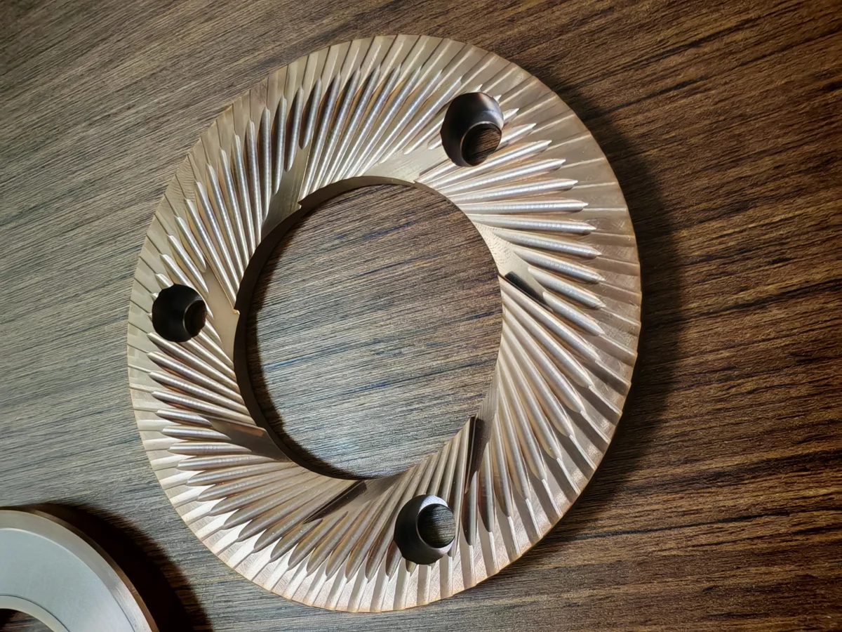 Big Size 98MM Titanium Alloy Cofffee Grinder Disc Burr Flat Burr For C98pro-DL And EK43 Coffee Grinder Mill Machine