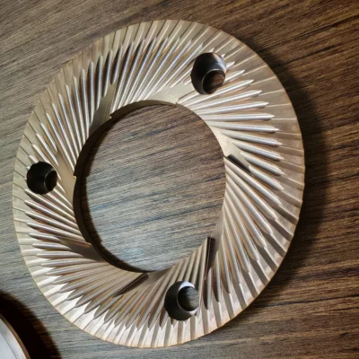 Big Size 98MM Titanium Alloy Cofffee Grinder Disc Burr Flat Burr For C98pro-DL And EK43 Coffee Grinder Mill Machine