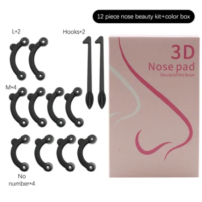 1set Nose Up Lifting Nose Shaper Lifter Nose Slimmer Nose Corrector Nose Bridge Straightener Beauty Tool 3 Size Pain Free