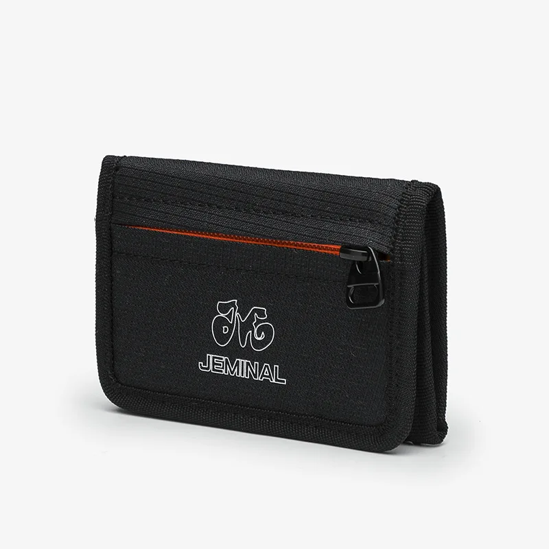 Japanese Style Nylon Trifold Casual Wallet for Male Men Women Young Novelty Money Bag Purse Zipper Coin ID Card Holder Purse