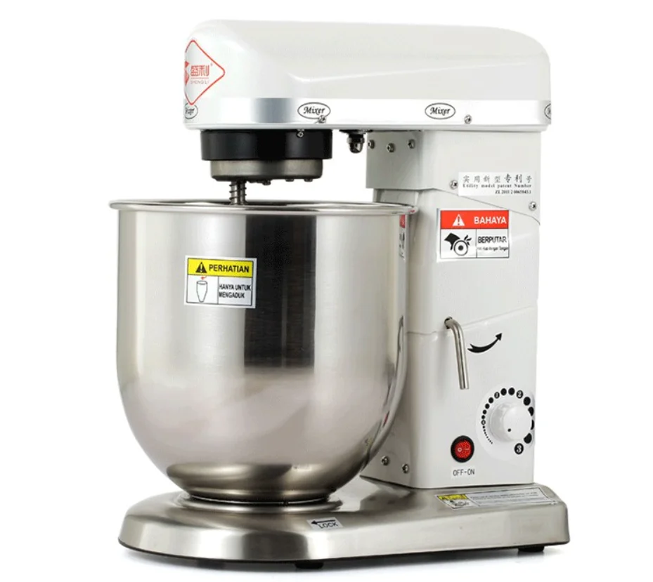 7L/10L Professional Electric Dough Stand Mixer Commercial Planetary Mixer Egg Beater Bread High Quality Mixer for Home Use 220V