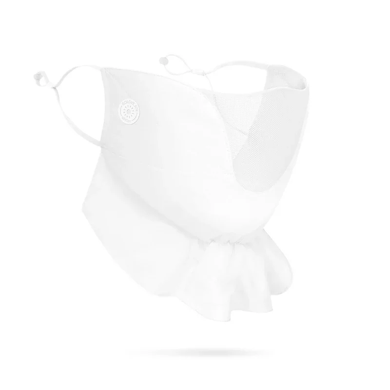 New Summer Ice Silk Sunscreen Face Mask Anti UV Head Scarf Outdoor Cycling Sports Breathable Chiffon Mask Thin Style Tube Scarf