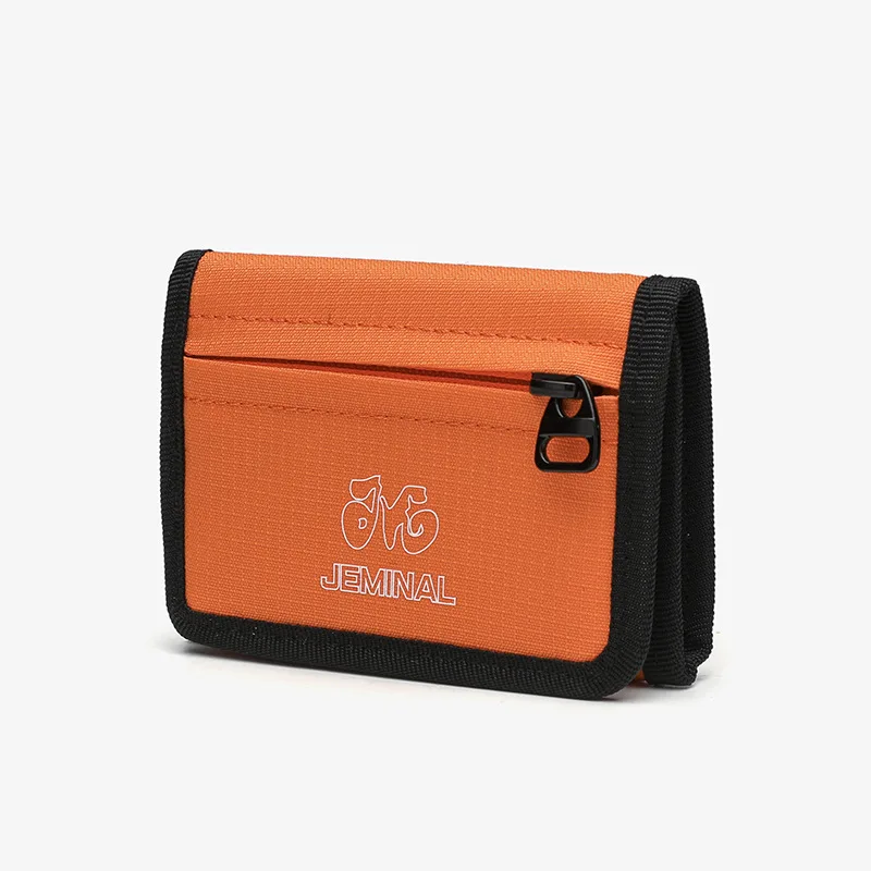 Japanese Style Nylon Trifold Casual Wallet for Male Men Women Young Novelty Money Bag Purse Zipper Coin ID Card Holder Purse