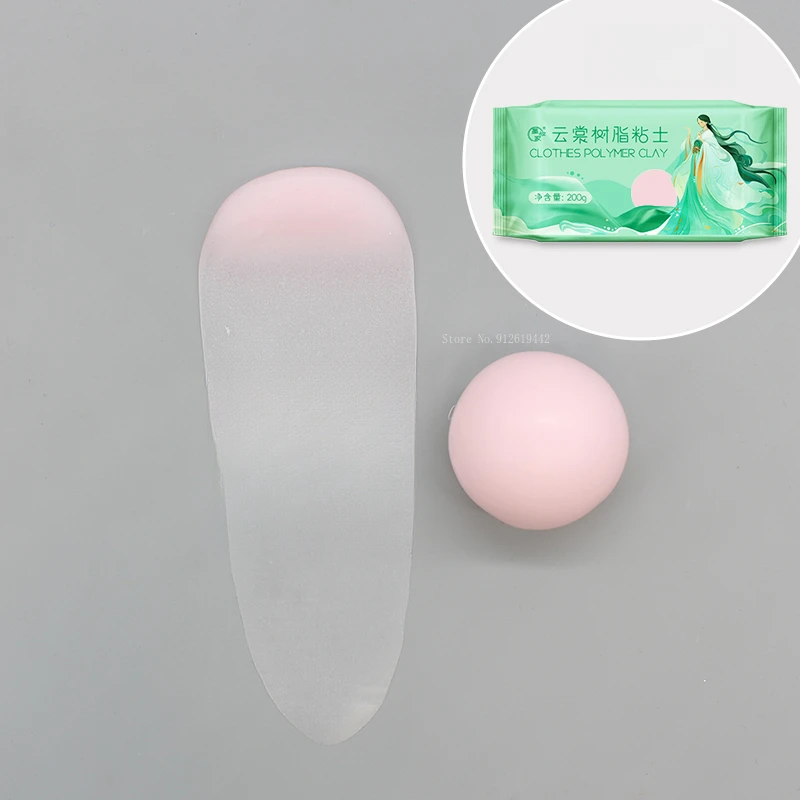 200g/ Bag Novice Large Package Transparent Bendable Resin Clay DIY Cartoon Doll Animation Character Costume Making Resin Clay