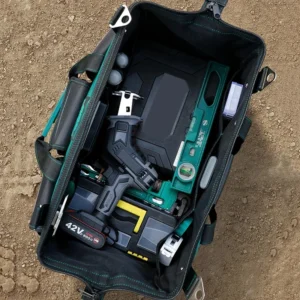 Alternative view of Upgrade 18in- 23inch Large Capacity Tool Bag Thickened Oxford Waterproofed Wear-Resistant Heighten Electrician Tool Storage Bag