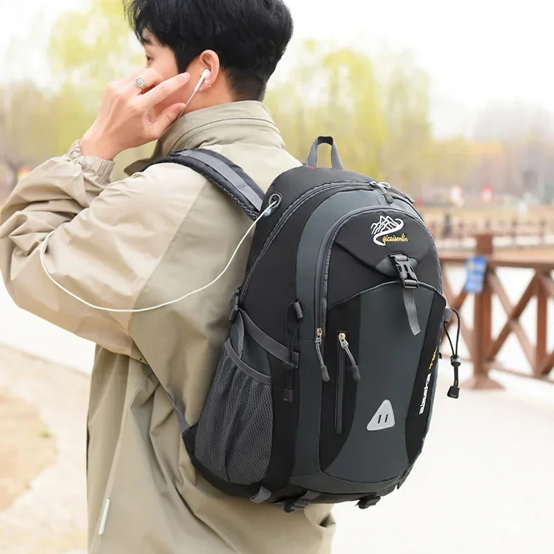 Travel Backpack Men's and Women's Outdoor Mountaineering Bag Large Capacity Waterproof Sports Camping Hiking Luggage Storage Bag