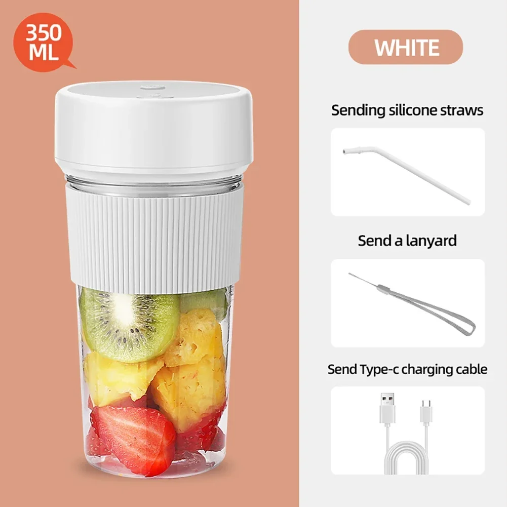 2025 800ML High-capacity Electric Blenders 6/12 Blades 1200mah Juice Maker Blender Cup Smoothies/Ice Fruits/Nuts