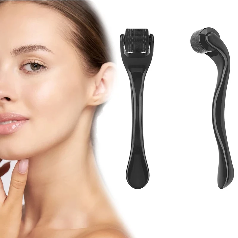 540 Micro Needles Derma Roller for Skin,Beard & Hair Growth,0.2mm.25mm.3mm,Face Roll Tool,Professional Facial Skincare Tools