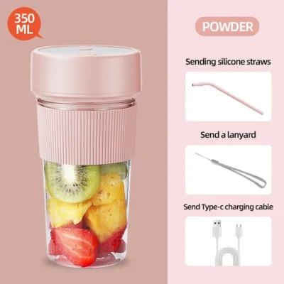 2025 800ML High-capacity Electric Blenders 6/12 Blades 1200mah Juice Maker Blender Cup Smoothies/Ice Fruits/Nuts