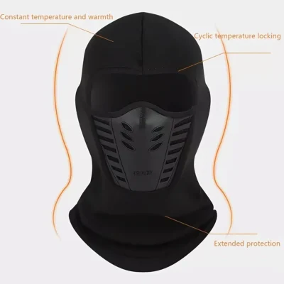 WRELS Winter Ski Mask Cycling Cap Face Mask Cover Windproof Anti-Dust Warm Cycling Mask Balaclava Skiing Skating Hat Headwear
