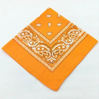 55cm*55cm Outdoor Sports Bandana Scarf Face Mask Riding Camping Cycling Headscarf Tube Wristband Paisley Headband Women Men