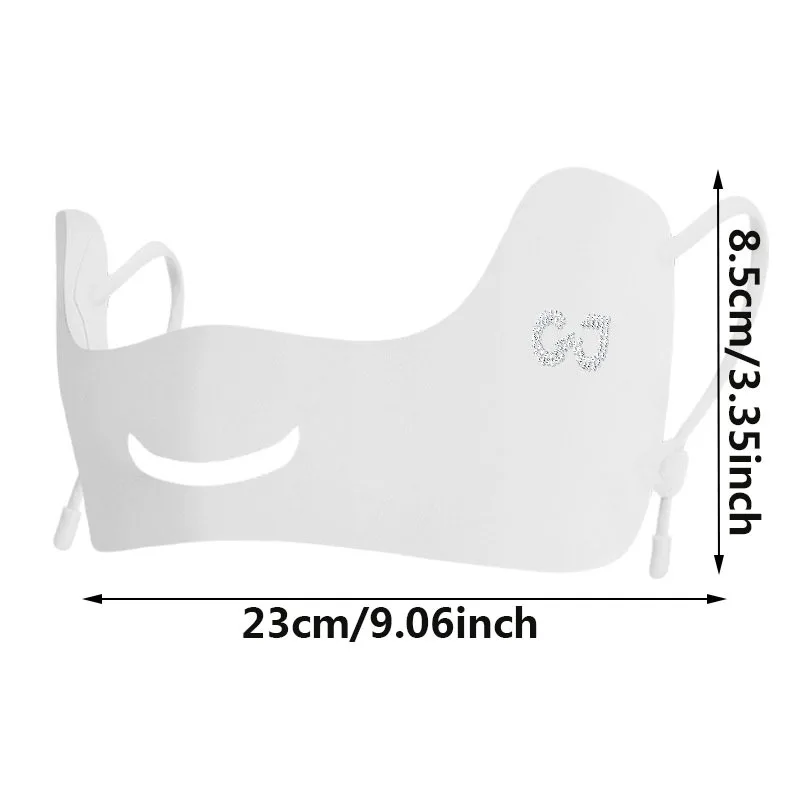2026 New Ice Silk Sunscreen Face Mask Women Outdoor Sunshade UV Protection Mask Breathable Sun-proof Facekini for Golf Sports