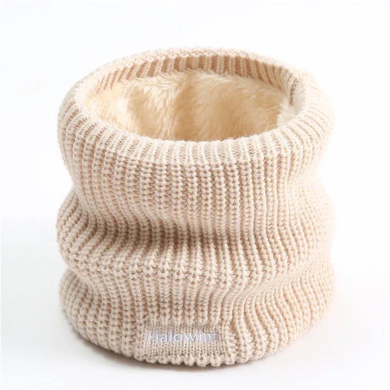 Fashion Unisex Cashmere Plush Warm Winter Ring Scarf Women Men Knitted Full Face Mask Snood Neck Scarves Bufanda Thick Muffler