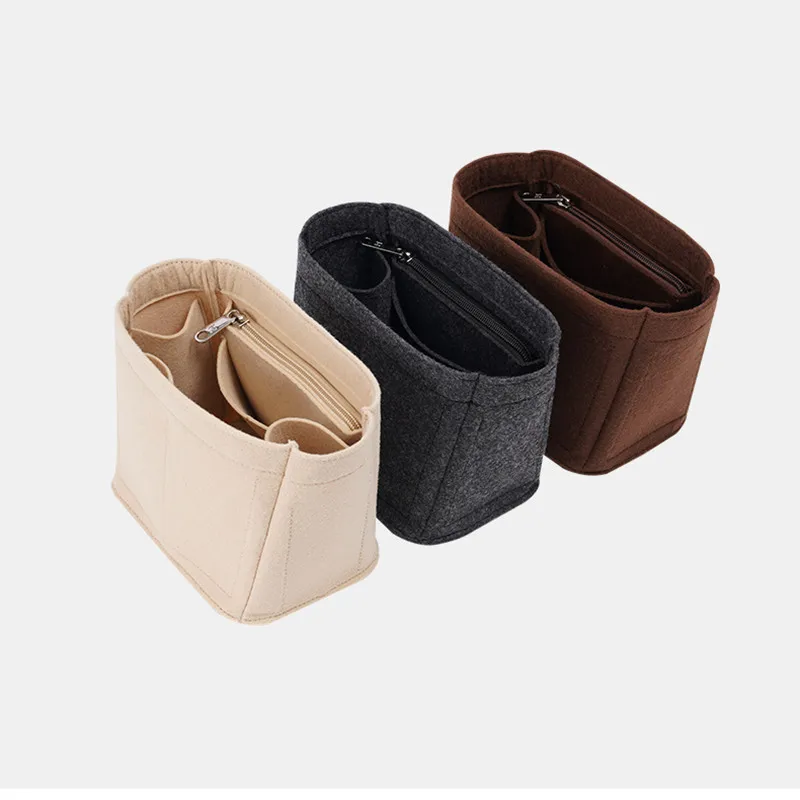 Bag Organizer Insert For Celine Triomphe Bucket Makeup Divider Shaper Protector Compartment Inner Bag