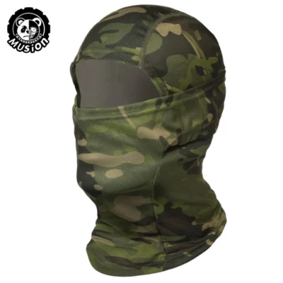 Musion Motorcycle Balaclava Sun Protection Full Face Mask Breathable Mesh Airsoft Mask Balaclava Bicycle Cycling Head Cover Unde