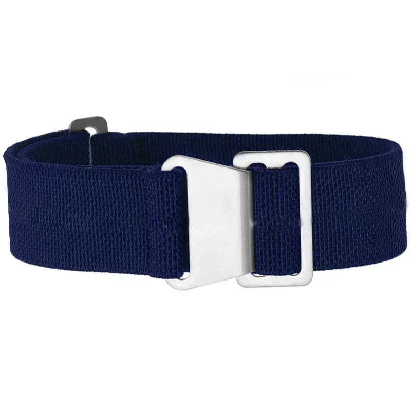 60s French Troops Parachute Bag Elastic Watch Strap 20mm 22mm Nylon Watchbands Man's Universal Smart Watch Fabric Wristband