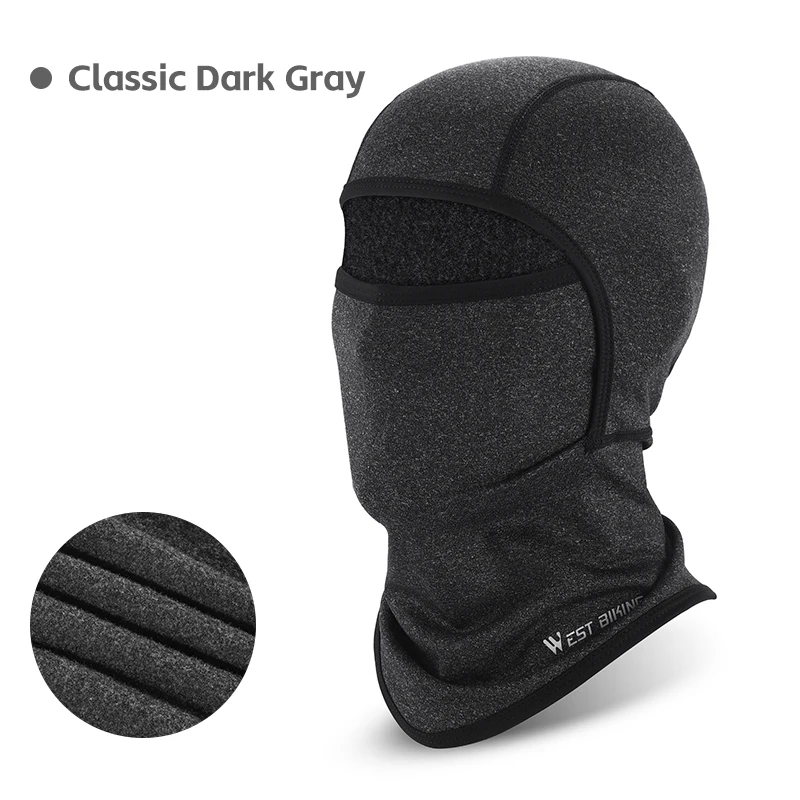 WEST BIKING Winter Children Ski Face Mask Cycling Balaclava Windproof Fleece Neck Warmer Scarf Helmet Liner Thermal Sports Gear