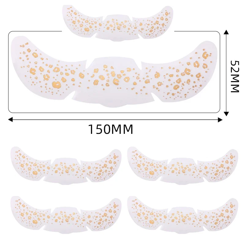 6Pcs/Set Glitter Skincare Freckles Face Tattoo Sparkle Temporary Tattoo Bow Love Kiss Makeup Patch Valentine's Day Face Tattoo