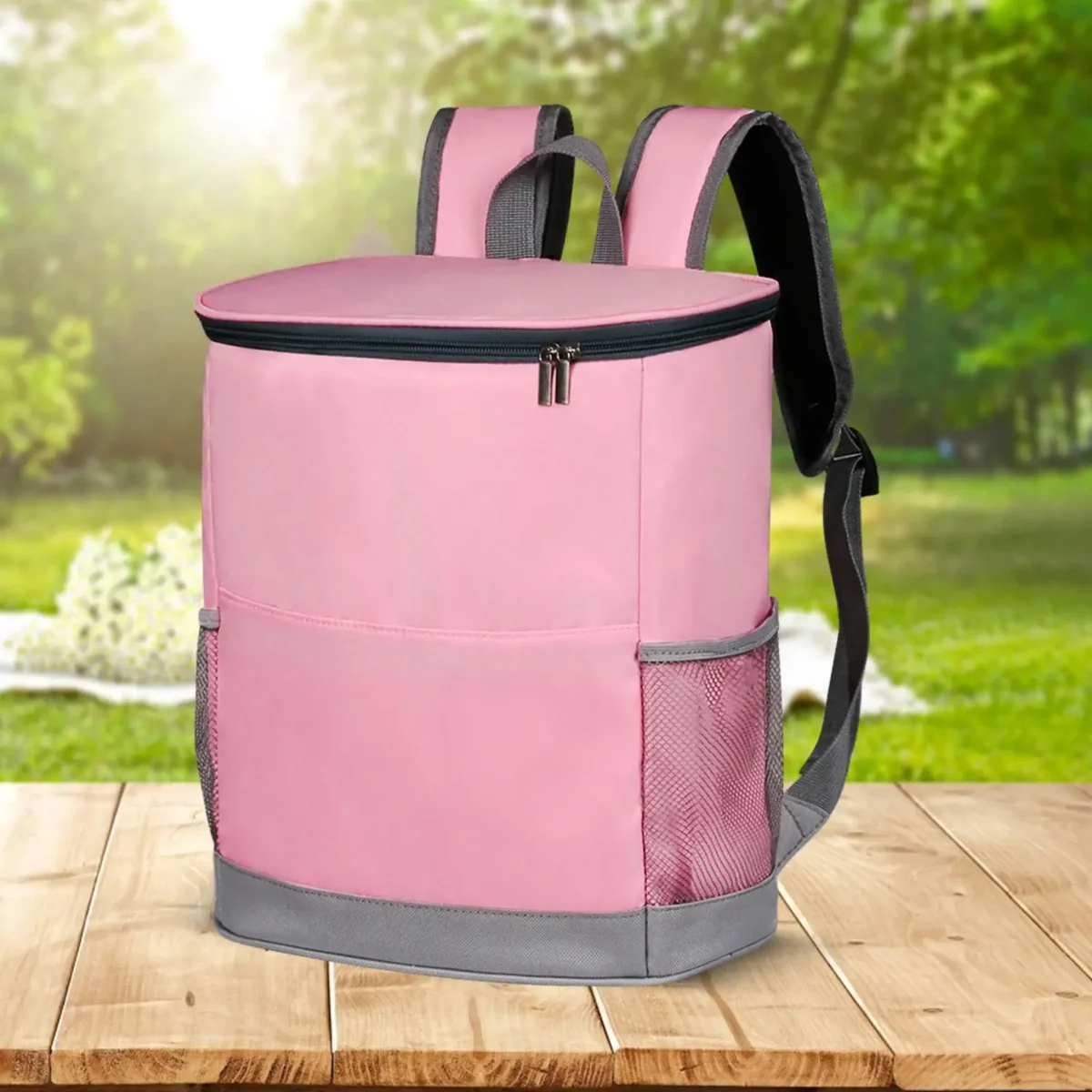 Insulated Cooler Backpack Lunch Cooler Fresh Keeping Waterproof Backpack Cooler Thermal Bag for Men Women to Work Travel Trips