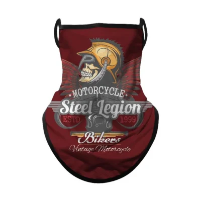 Motorcycle Face mask Breathable Scarf Multifunctional Half Face Mask Snowboard Neck Triangle Scarf Hats