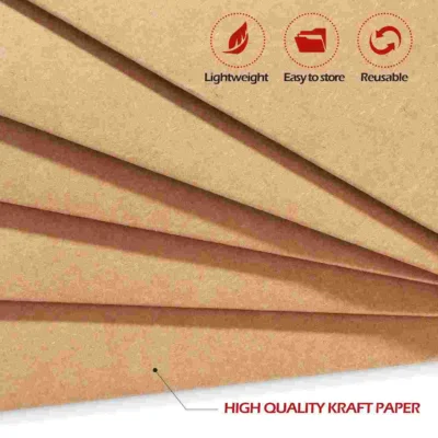 10pcs A4 Kraft Paper File Folder Document Folder Office File Bag File Bag Organizer Storage Holder School Stationery Supplies