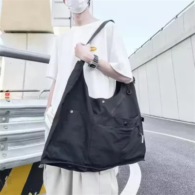 2025 Multifunction Tactical Techwear Cargo Vest Bag Men Women Crossbody Bag Outdoor Camping Dual-use Variable Backpack Waistcoat