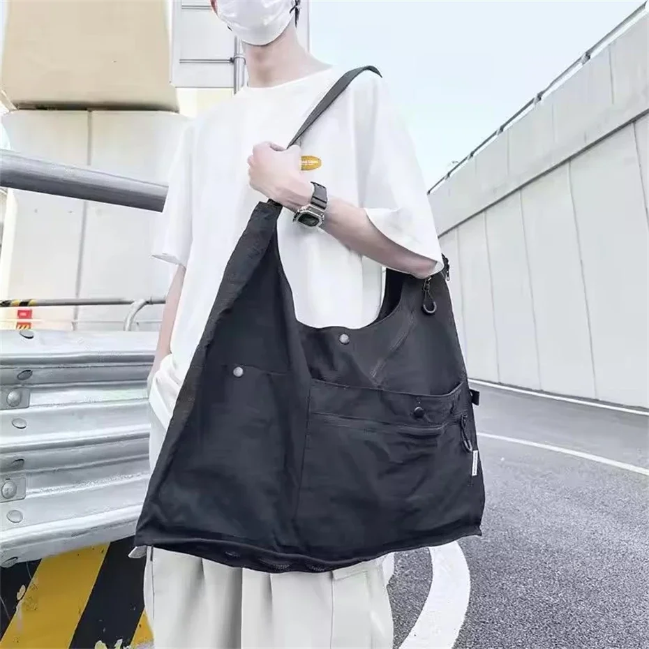 2025 Multifunction Tactical Techwear Cargo Vest Bag Men Women Crossbody Bag Outdoor Camping Dual-use Variable Backpack Waistcoat