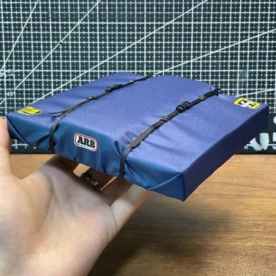 Simulated Roof Tent Bag Decorative Off-road Accessorie for 1/10 RC Crawler Car TRX4 Defender AXIAL SCX10 RC4WD D90 MK07 Tank 300
