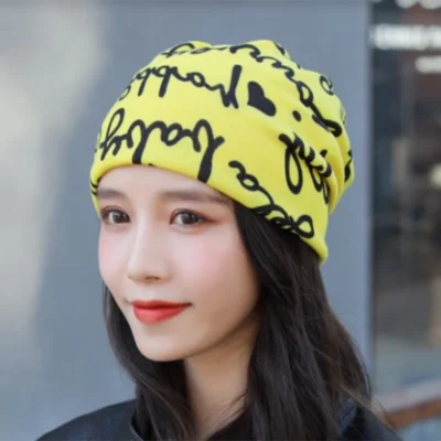Fashion Double Head Cap Bib Twist Cap Multi-Functional Printed Scarf Cover Cap Neck Cap Face Mask Headscarf Cap C081