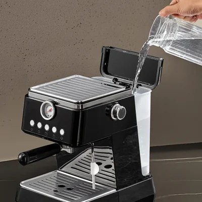 Profession Coffee Maker 20Bar Automatic Espresso Machine with Milk Frother - One Touch for Latte/Cappuccino/Americano