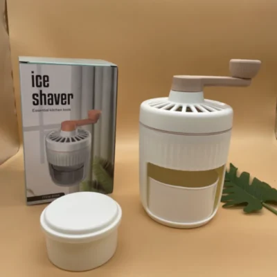 Household Small Hand Ice Crusher Stainless Steel Blade Fast Ice Crushing Removable Cleaning Slushie Maker Machine  Ice Crusher