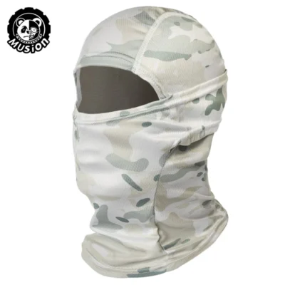 Musion Motorcycle Balaclava Sun Protection Full Face Mask Breathable Mesh Airsoft Mask Balaclava Bicycle Cycling Head Cover Unde