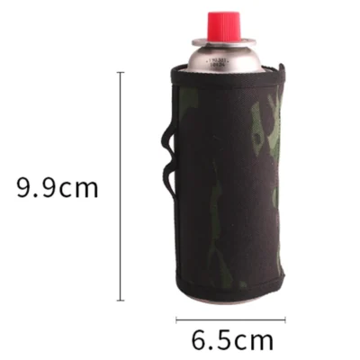 Camping Gas Can Protective Cover Tactical Fuel Cylinder Sleeve Outdoor Gas Tank Canister Storage Bag Case for Hunting