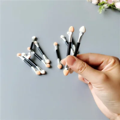 12pcs Double-head Sponge Sticks Eye Shadow Brush Applicator Cosmetic Make Up Nail Art Polish Stick Multifunctional Beauty Tool