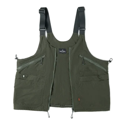 Maden Workwear Retro Multi Pocket Sleeveless Nylon Vest Outdoor Functional Dual Purpose Bag Coat For Men 2023 Fashion
