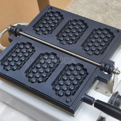 Commercial Kitchen Honeycomb Waffle Iron 3 Waffles On A Stick Waffle Maker Machine 110V 220V