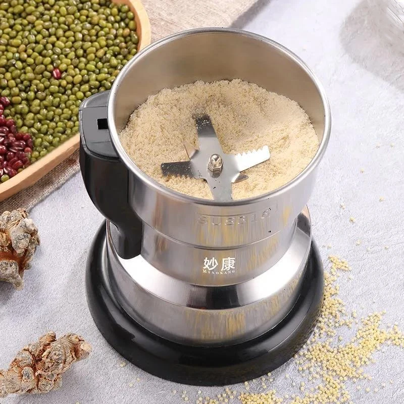 400W Kitchen Cereal Nuts Beans Spices Grains Grinder Machine Electric Coffee Grinder  Multifunctional Home Coffee Grinder 220V