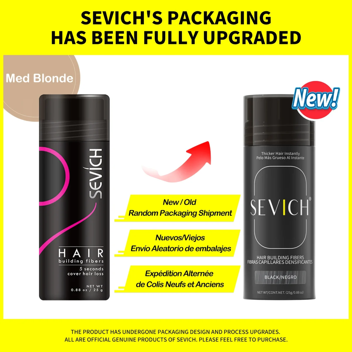 Sevich 25g 10 Colors Keratin Hair Loss Building Fiber Hair Growth Fiber Refill Hair Loss Concealer Blender Hair Care Product