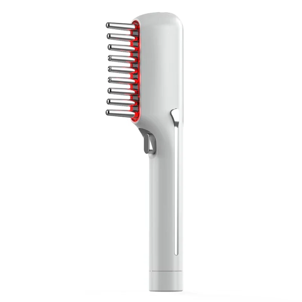 LED Red Light Therapy Electric Massage Comb Hair Growth Applicator Anti-Hair Loss Head Massage Hair Brush Woman Scalp Treatment