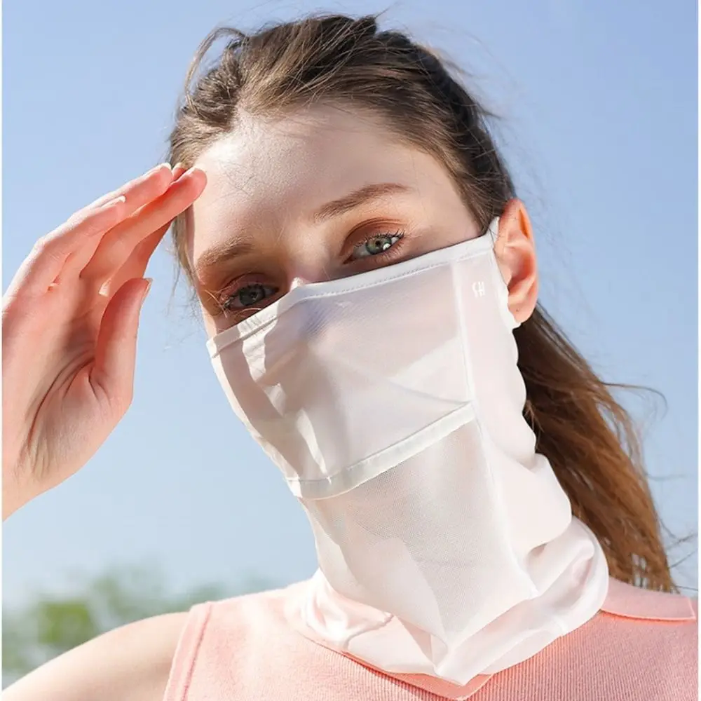 Outdoor Sunscreen Face Mask Golf Sun Proof Ice Silk Bib Men Women Fishing Riding UV Protect Neckline Mask Summer Sun Proof Mask