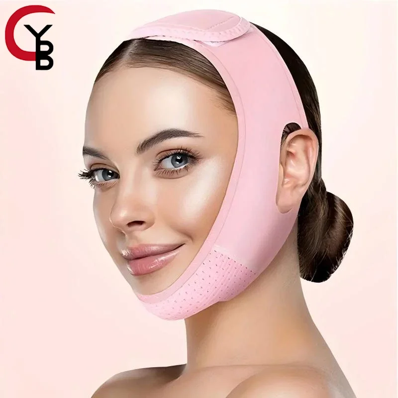 YANBIGUO Reusable V-Line Mask Facial Slimming Strap Double Chin Reducer Chin Up Mask Face Lifting Belt V Shaped Slimming Face