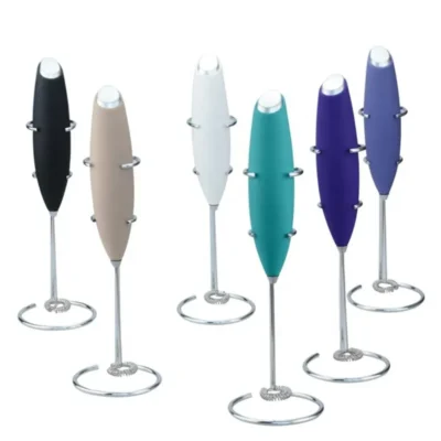 Electric Milk Frother Coffee Mixer Electric Egg Beater Mini Egg Beater Fully Automatic Cream Battery Milk Frother