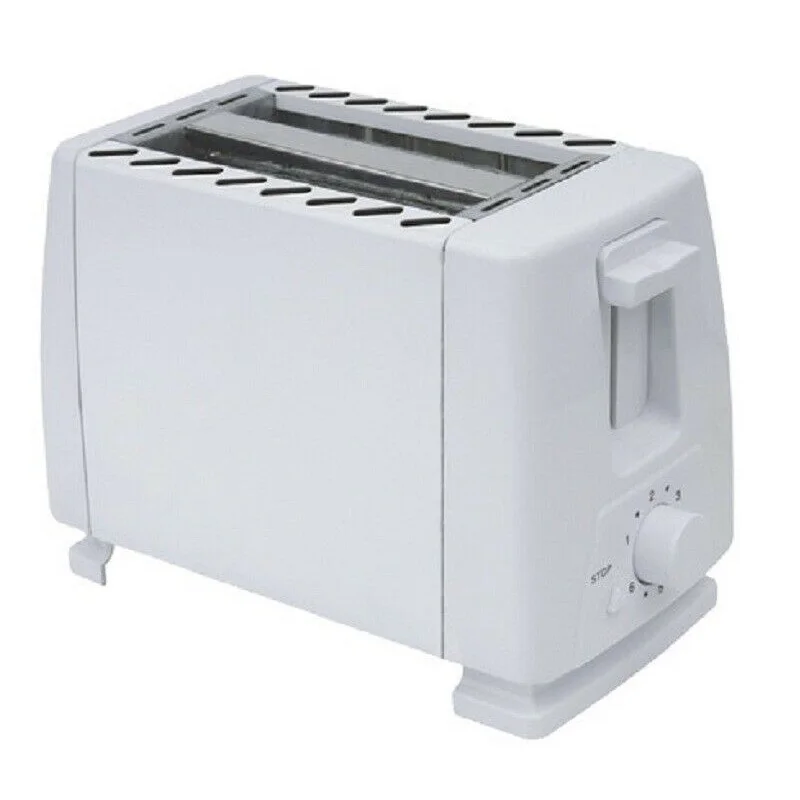 Style bread toaster Sandwichera 2 slices stop button 7 levels toasting 750W white kitchen appliances