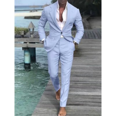 New Mens Fashionable Casual Business Suit
