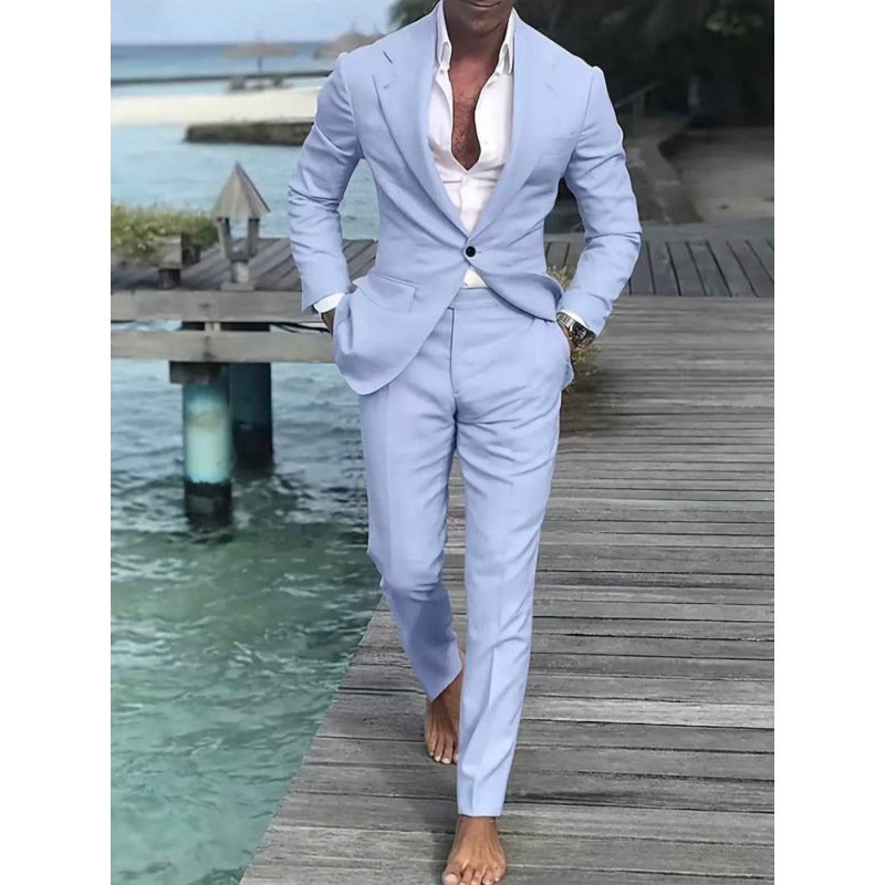 New Mens Fashionable Casual Business Suit